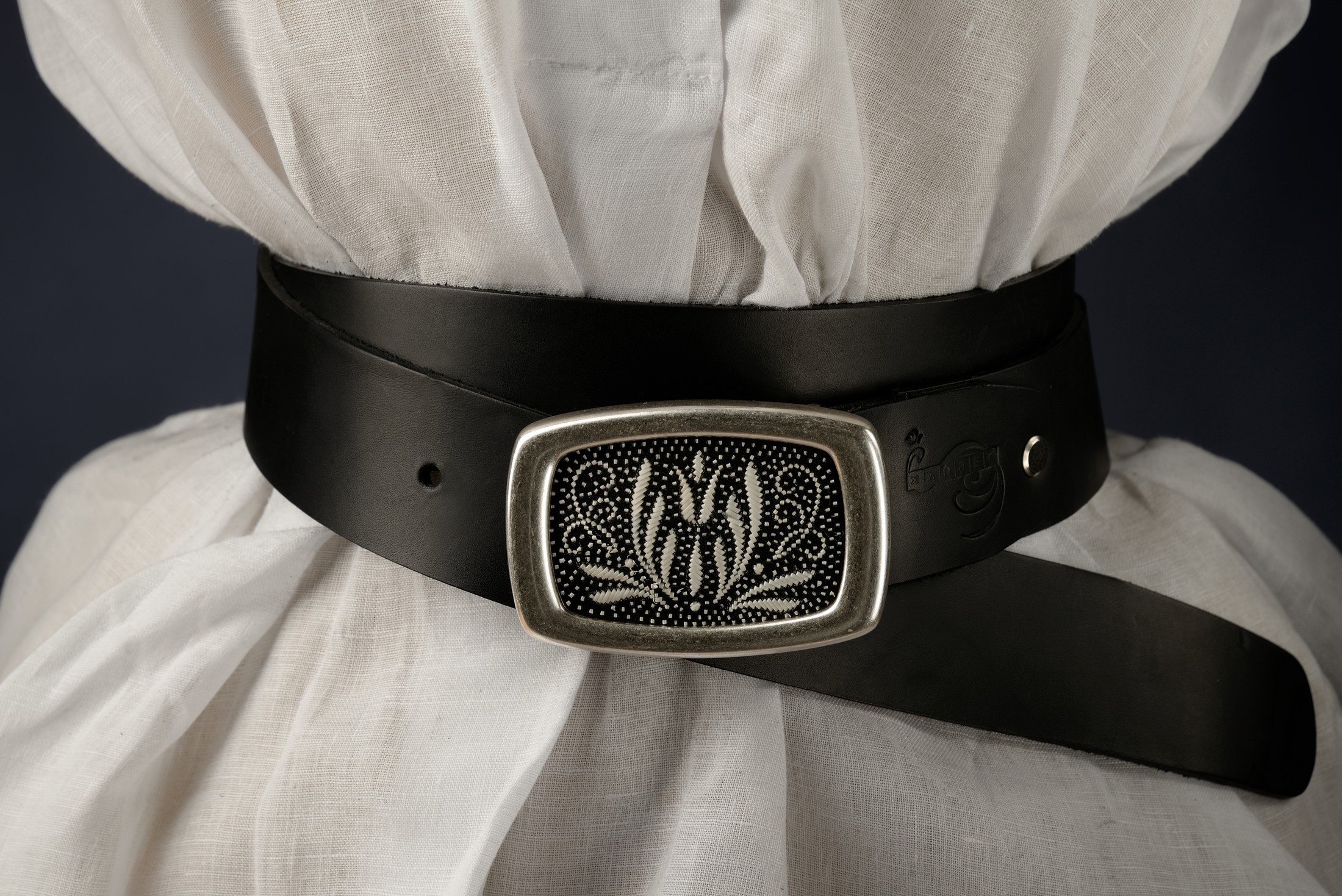 08 Herren Hosengürtel mit Muster